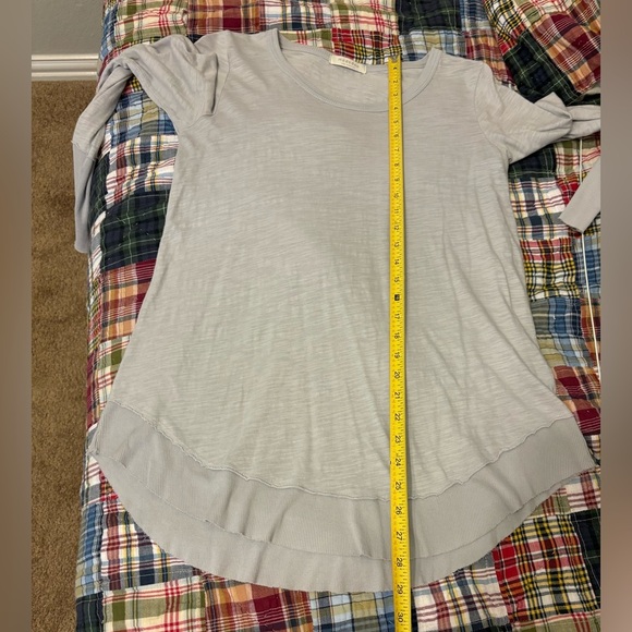 Mododoc Los Angeles gray long sleeve tunic top size small - Picture 7 of 9